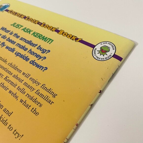 Vtg 1995 Ask Kermit Do Flies Have Eyes by D K Sullivan Golden Book Paperback - Picture 4 of 16